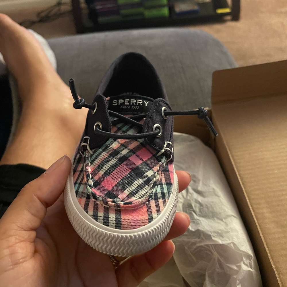 Plaid sperry